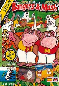 Bangers and Mash ZX Spectrum  box art